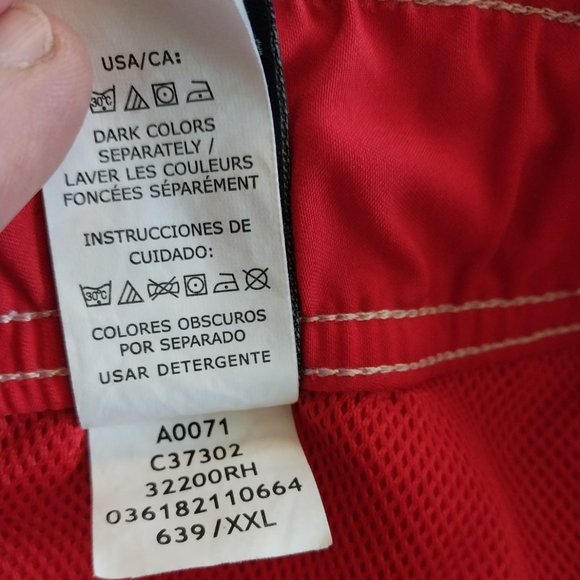 Chaps Red Men's Swim Shorts Trunks Sz XXL - Picture 11 of 14